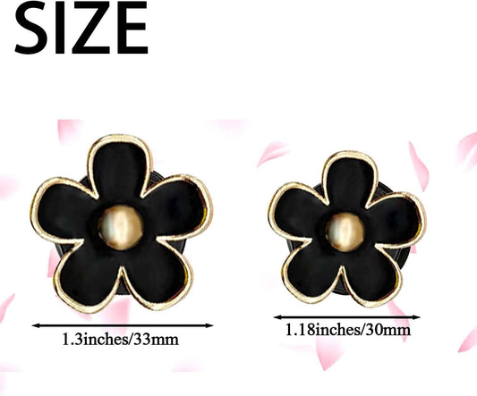 6 Pcs Daisy Flower Air Vent Clip Air Conditioning Outlet Clip Car Air Freshener Clip Car Interior Decor Charm Colorful Car Interior Accessories for Girls Women (White)