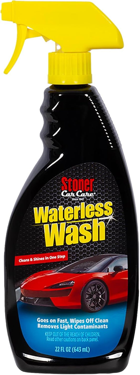 Stoner Car Care 92604-2PK Waterless Wash Car Detailing Spray – Safe, Scratch-Free Formula Quickly Cleans, Shines & Protects Cars, Trucks, Boats, Motorcycles, RVs & More – 22 Fl Oz, Pack of 2