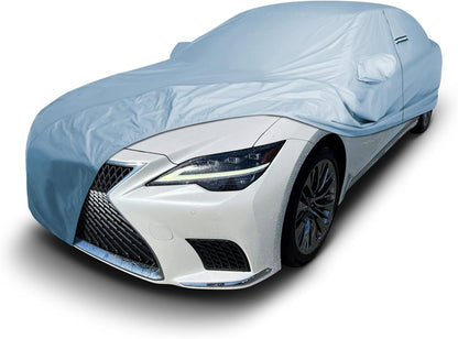 iCarCover Premium Car Cover for 1990-2017 Lexu s LS400, LS430, LS460 Heavy Duty Waterproof All-Weather Automobiles Custom Fit Indoor Outdoor UV Snow Protection Covers with Straps and Bag - Colors A