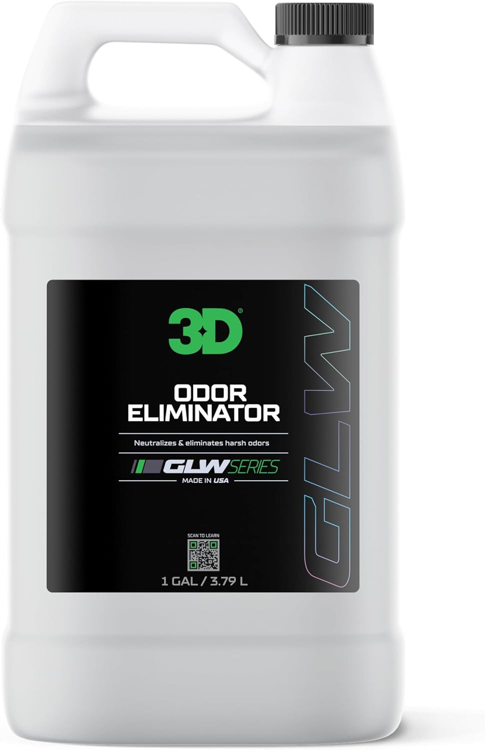 3D Odor Eliminator 1 Gallon – Professional Car Interior & Home Deodorizer Spray – Neutralizes Smoke, Pet & Food Smells at the Source – Fresh Clean Scent, Eco-Friendly & Biodegradable – Made in USA