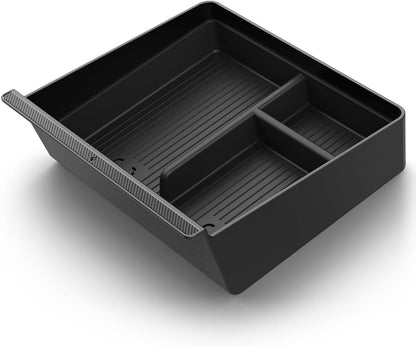 Spigen Center Console Organizer for Tesla Model Y Juniper (Only Premium & Performance 2026) and Model 3 Highland (Standard, Premium & Performance 2024/25/26) with Smooth Slide Technology - [Sliding]