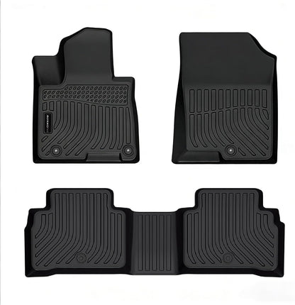 Auxko All Weather Floor Mat & Cargo Mat Fit for 2026 2025 2024 2023 2022 Hyundai Tucson Hybrid(Not PHEV) TPE Liner Tucson Accessory Set All Season Odorless Anti-Slip Floor Liner