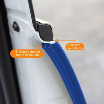 Osilly Car Door Edge Guards, 16Ft Rubber Seal Car Door Edge Trim, U Shape Door Edge Protector Guard, Aluminum Weather Proofing Automotive Door Edge Molding Protection for Most Car (Black)