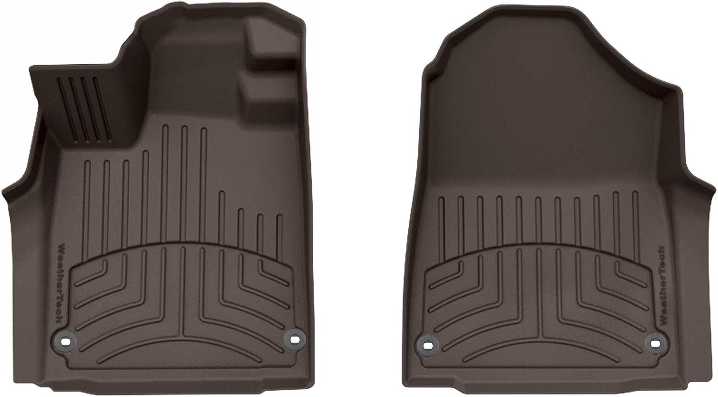 WeatherTech FloorLiner HP Custom Fit Floor Mats for Acura MDX 1st Row (4416691IM), Black