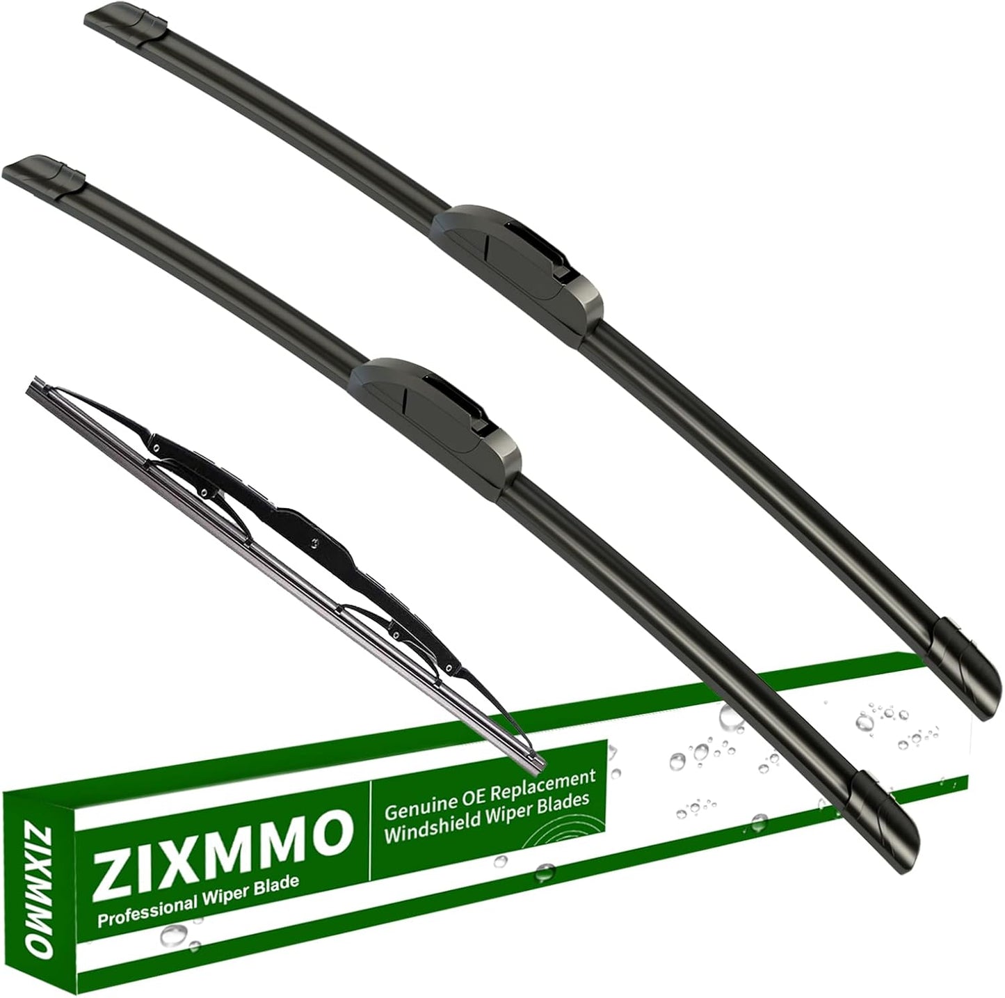3 Factory Wiper Blade Replacement for Subaru Impreza 2017-2020 2021 2022 2023 Crosstrek 2018-2021 2022 2023 Original Equipment Windshield Wiper Blades Set - 26"/16"/12"(Set of 3) Top Lock - Colors B