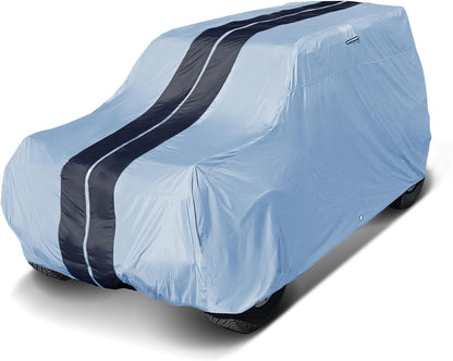 iCarCover 15-Layer Car Cover Waterproof All Weather | Premium Quality Car Covers for Automobiles, UV Protection, El Camino, Impala, Bel Air, Monte Carlo, Galaxie, Charger, Size C21 (See Size Chart) - Colors C