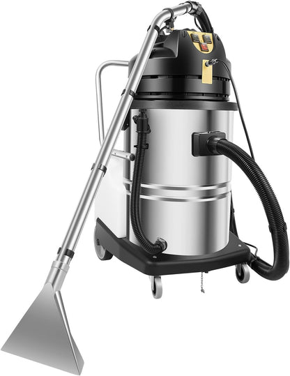 40L/11Gal Commercial Carpet Cleaner, 3 in 1 Multi-Purpose Floor Cleaning Machine Heavy Duty Extractor Vacuum Washing Machine, 1049W Powerful Sofa Curtain Carpet Cleaning Machine
