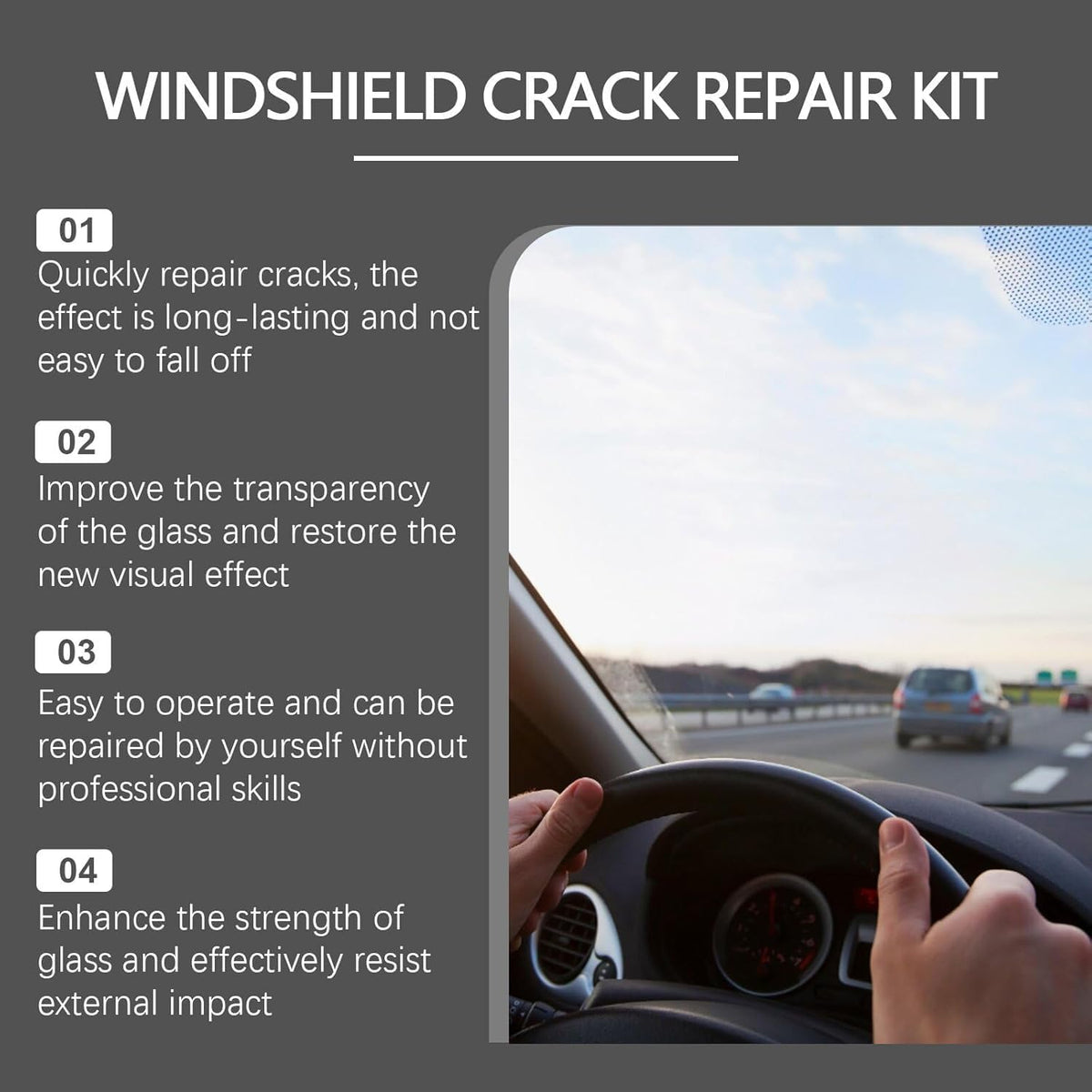 Upgrade Windshield Crack Repair Kit, Glass Repair Liquid for Cracks,Windshield Repair Kit for Chips and Cracks,Car Windshield Crack Gone Glass Repair Kit Nano Glass Repair Kit,Glass Repair Tool(2 Set)