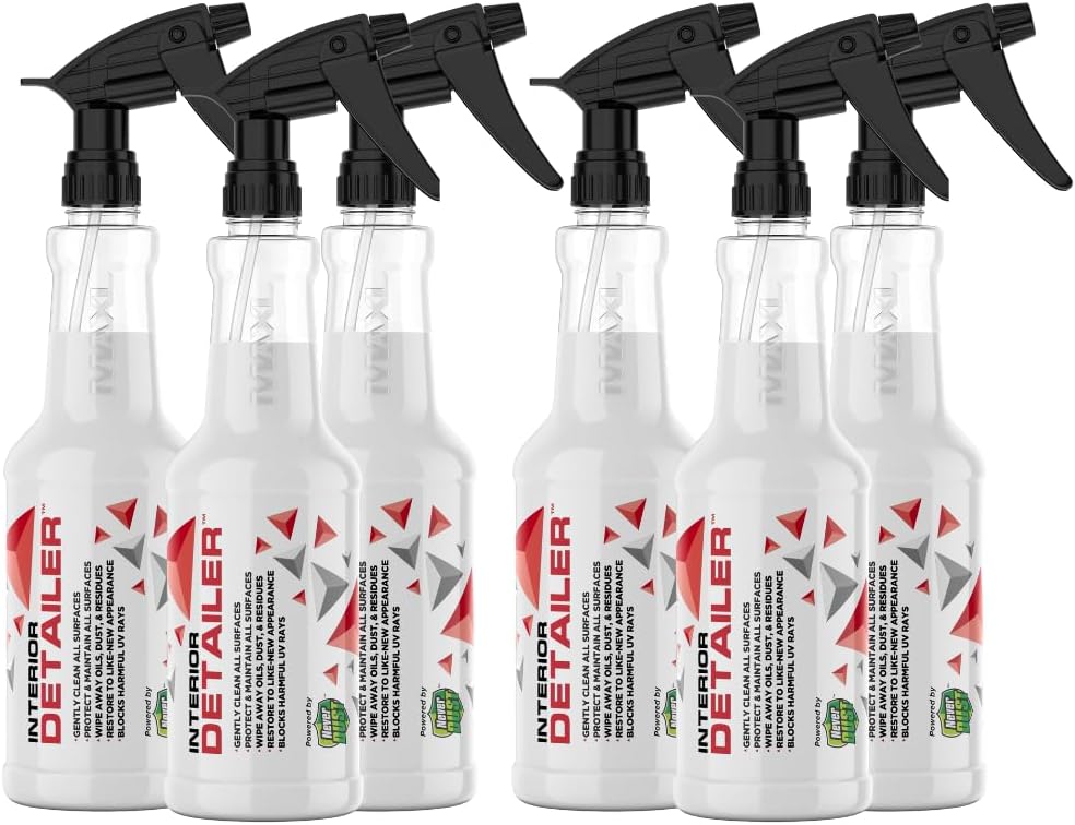 MAXL® Interior Car Cleaner Detailer Spray with NeverDust® Technology Formula (20oz, 1 Pack) - Repels Dust, Wipes Oil, Residue with Matte Finish for Leather, Dash, Trim & Screens - Safe on All Surfaces