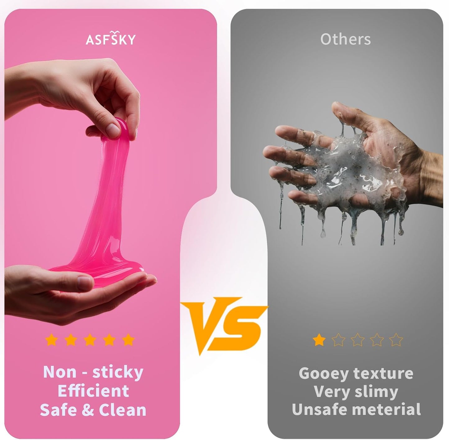 ASFSKY Car Cleaning Gel (Blue,Mint) Cleaning Putty Universal Dust Cleaning Car Interior Cleaner Keyboard Dust Remover Car Slime Gifts for Men Women girl（1 pack）
