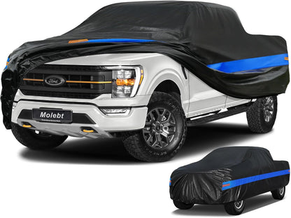Car Cover Waterproof All Weather for Automobiles, Universal Fit Sedan Coupe Chevrolet Corvette/Camaro, Ford Mustang/Fusion, Honda Accord/Civic, KIA Optima, Hyundai Sonata, Nissan Maxima etc.