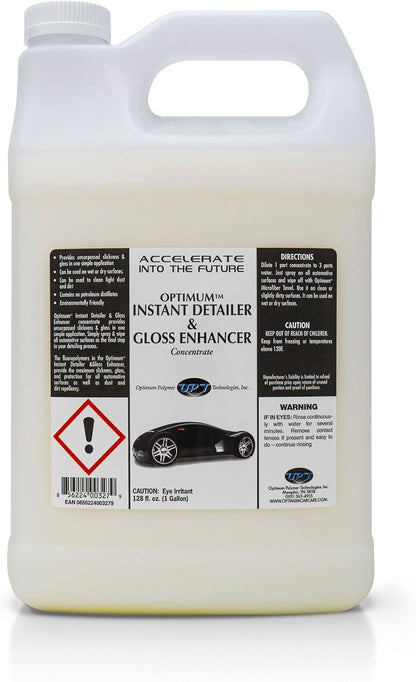 Optimum Instant Detailer and Gloss Enhancer - Auto Detailing Quick Detailer Spray for Gloss and Shine, Safe for Cars, Trucks, Motorcycles, RVs (17 Oz)