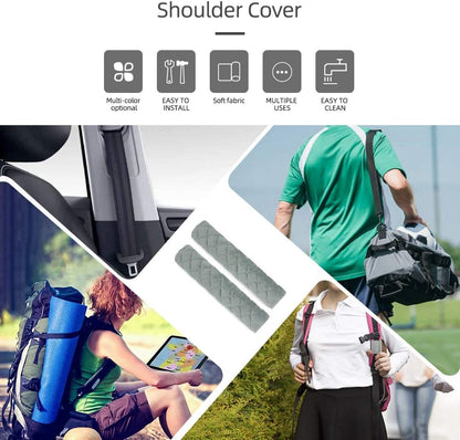 surpassme Car Seat Belt Pads Cover, 2 Pack Seat Belt Shoulder Strap Covers Protector to Release Stress to Your Neck and Shoulder for a Safety Driving (Pink)