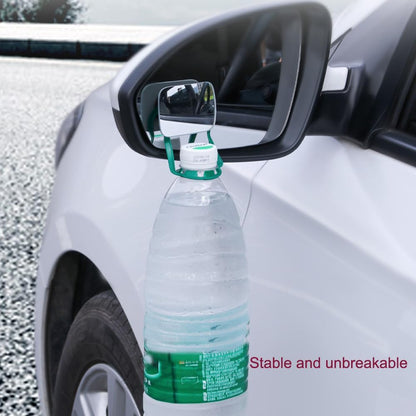 360-Degree Adjustable Frameless Blind Spot Mirror, HD Glass Convex Lens Reversing Auxiliary Mirror 2pcs (Rectangle)