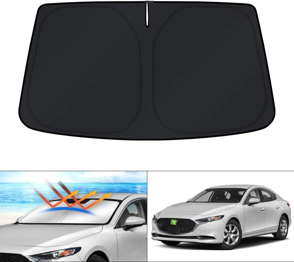 KUST Windshield Sun Shade for Toyota RAV4 2019-2022 2023 2024 2025 2026 Window Accessories Shade Sun Visor Cover Foldable Block UV Rays - Colors G