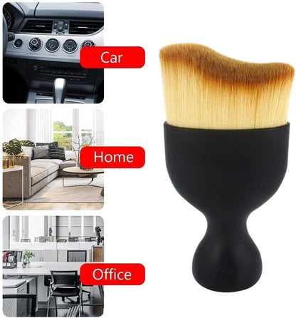 Vingtank 4 Pack Car Interior Cleaning Soft Brushes， Car Interior Beauty Brush，Car Interior Dusting Brush，Suitable for Cleaning Car Interior or Exterior，Air Conditioning Vents， Leather，Computers