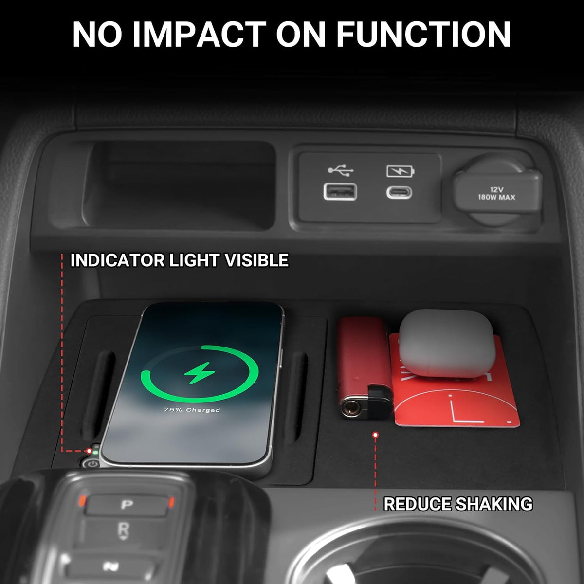 Glove Box Dividers Organizer Compatible with Toyota 2016-2020 2021 2022 2023 Tacoma Accessories Black ABS Material Center Console Organizer