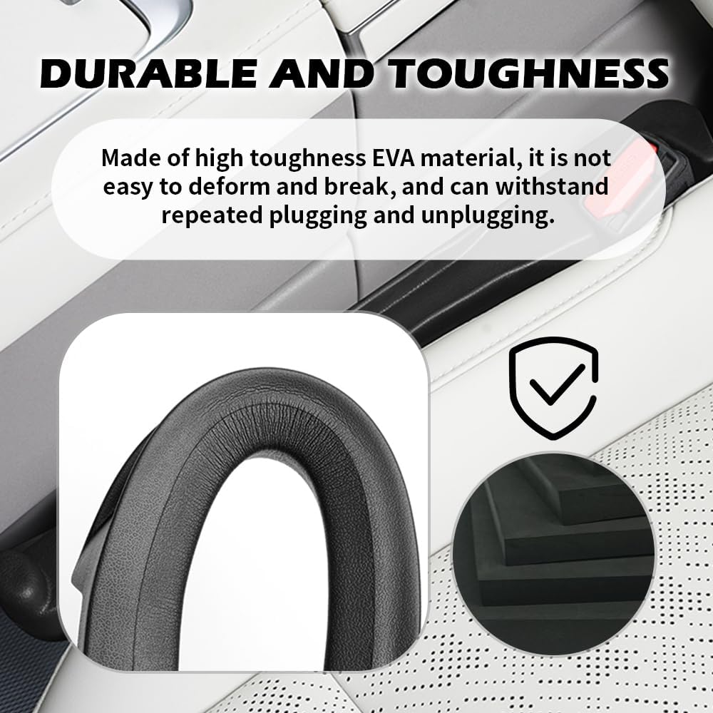 2PCS Car Seat Gap Filler Organizer,2 in 1 Car Gap Filler with Fill and Storage Function for Storing Phones Keys Cards,Universal Multifunctional No Drop Seat Guard for Cars