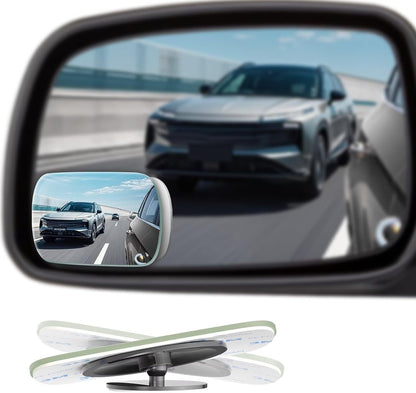 BFXM Blind Spot Mirrors 2 Pack, Car Accessories Frameless Side Mirror Blindspot Convex HD Glass, Side View Mirror Blindspot with Wide Angle Adjustable Stick for Car SUV and Trucks