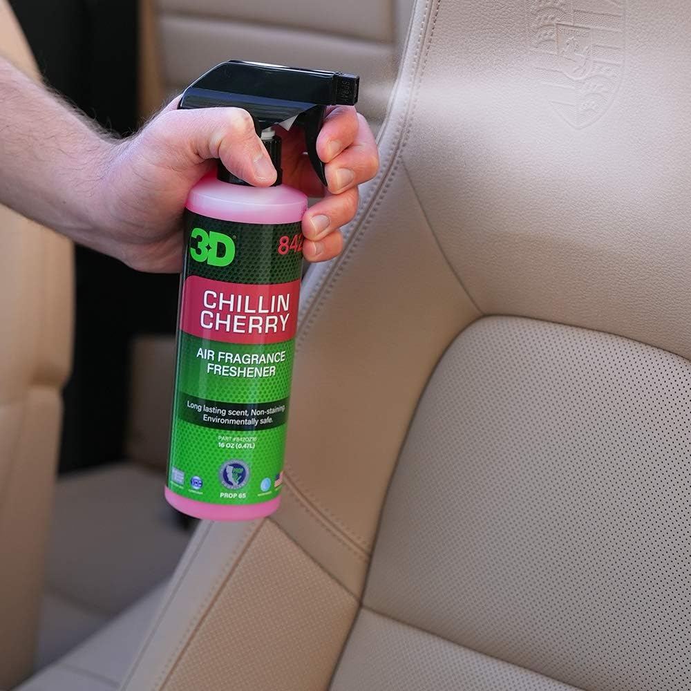 3D X-Treme Ice Air Freshener – 16oz Water-Based Spray – Long-Lasting, Non-Toxic Odor Eliminator – Safe for Pets & People – Crisp, Invigorating Scent for Cars & More