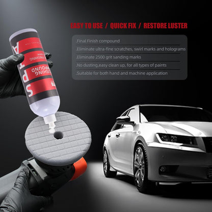 Mix Polishing Compound, SPTA 4.06oz (120ml) Polishing Compound Car Scratch & Swirl Remover Rubbing Compound & Finishing Polish Buffing Compound Swirl Remover for Cars Automotive Paint Correction