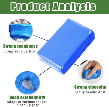 2 PCS Blue Car Clay Bar 100 g Auto Detailing Magic Clay Bars for Car Washing Cleaner
