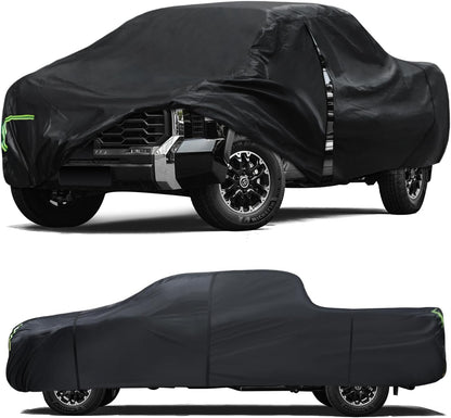 Car Cover Custom Fit for Honda CRV 1997-2025,Toyota RAV4 1996-2025, 6 Layers Truck Cover Waterproof All Weather for Automobiles,Outdoor Full Exterior Cover,Rain, Sun, Wind Protection,Black