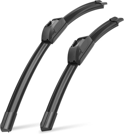 Raidbee® 26"+26" Windshield Wiper Blades Replacement for Ford Fusion 2013 2014 2015 2016 2017 2018 2019 2020 Genuine OEM Quality 2 Pack - Colors B