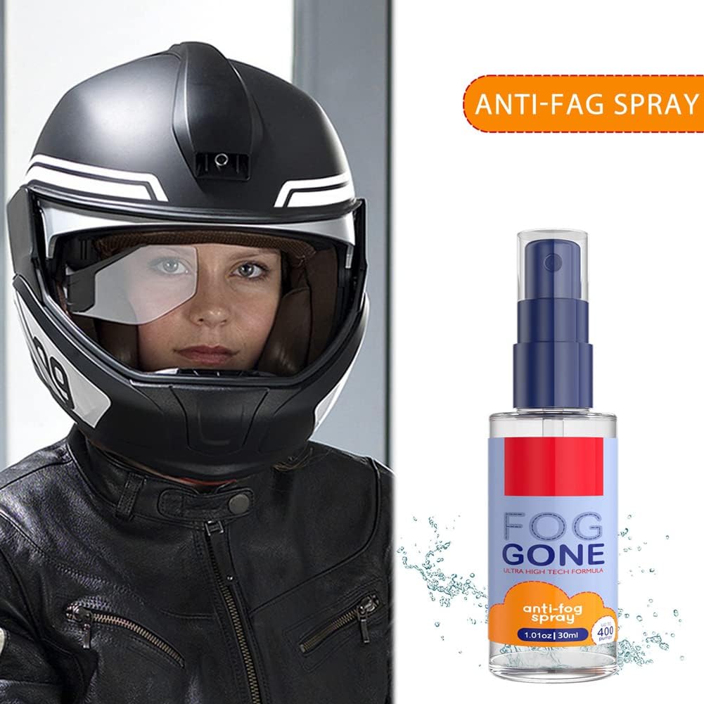 SEADEAR Anti Fog Spray 60ml/30ml Spectacle Lens Anti-Fog Spray Car Windshield Window Rainy Weather Defogging Spray Cleaning Spray for Mirrors Glass