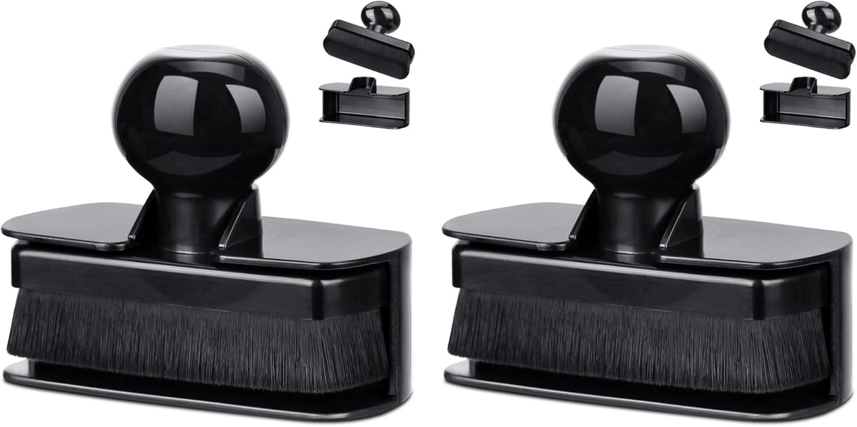BABYSHEEP Car Tire Shine Applicator,Large Vegan Tire Shine Brush - Automotive Tire Dressing Applicator Brush with Storage Stand for Tire Detailing & Car Wash Kit, Black, 3.6 Inch Length (Black)