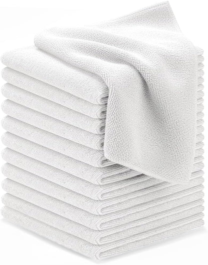 Avalon Towels Microfiber Cleaning Cloths (Value Pack of 36) - Size 16 x 16 Inches, Highly Absorbent Cleaning Rags, Lint Free, Reusable and Washable, Microfiber Towels for Cars