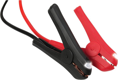 Performance Tool W1675 10ft 4GA Lighted Jumper Cables - Tangle-Free, Heavy Duty Clamps, Suitable for Trucks, SUVs, and Other Large Vehicles