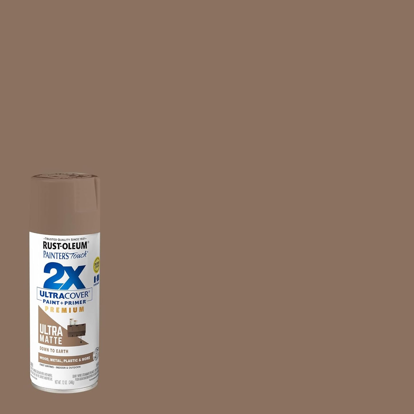 Rust-Oleum 334029 Painter's Touch 2X Ultra Cover Spray Paint, 12 oz, Gloss Clear - Colors E