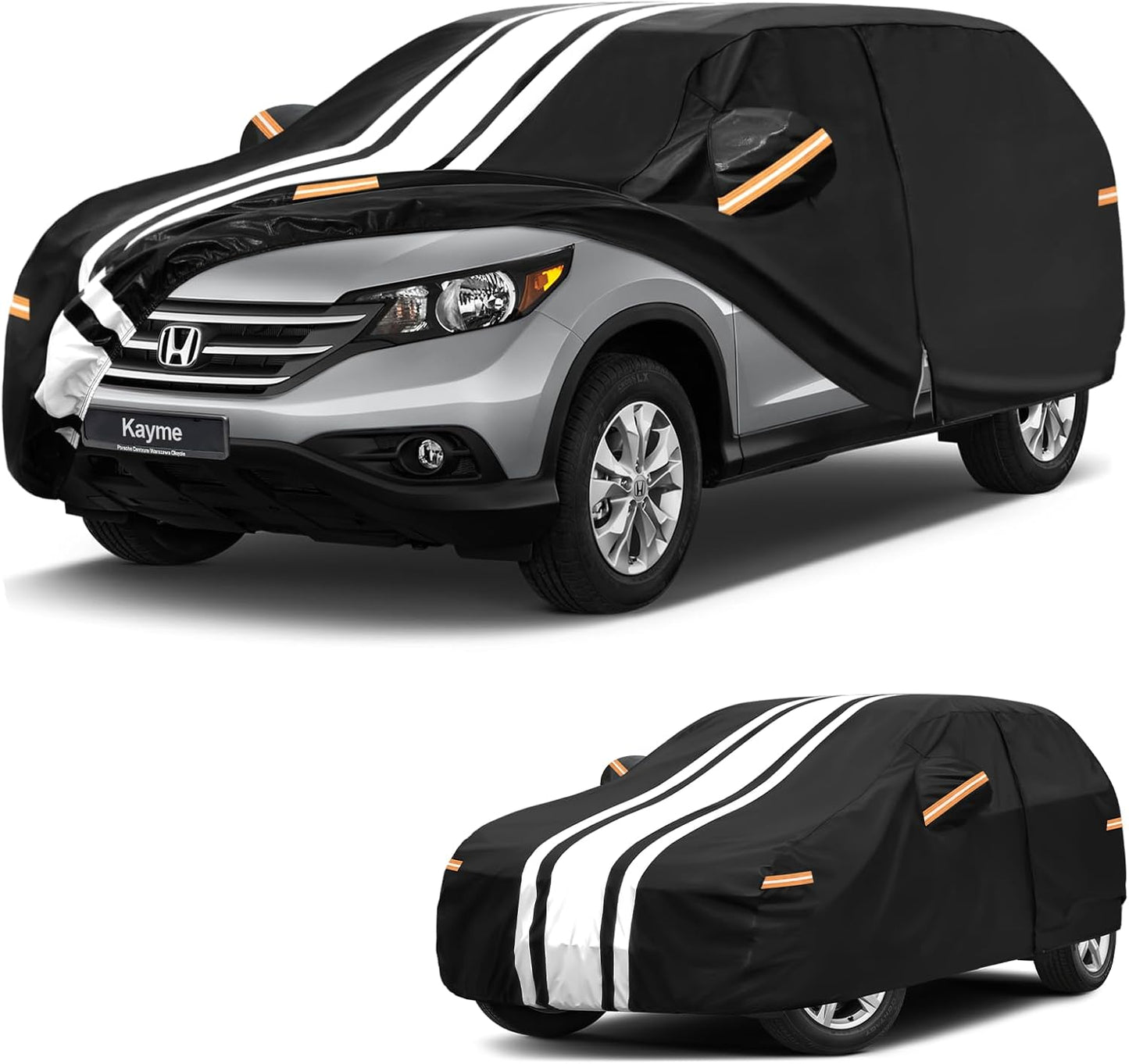 Kayme Heavy Duty Car Cover Custom Fit for BMW 3 Series 320i 325i 328i 330i 335i (1982-2026), Outdoor Full Exterior Cover with Tape and Towel, Rain Snow Sun UV Protection. - Colors A