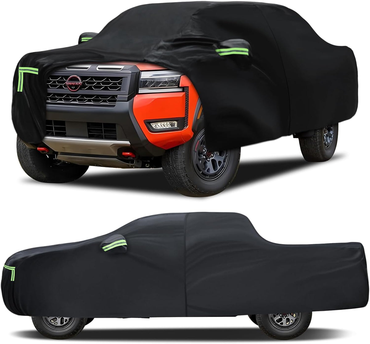 Car Cover Custom Fit for Honda CRV 1997-2025,Toyota RAV4 1996-2025, 6 Layers Truck Cover Waterproof All Weather for Automobiles,Outdoor Full Exterior Cover,Rain, Sun, Wind Protection,Black