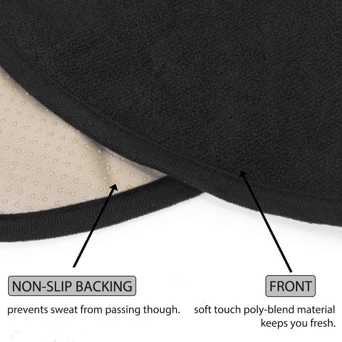 Waterproof Sweating Car Seat Cover for Post Gym Workout, Running, Swimming, Beach and Hiking, Universal Fit Non-Slip Towel Bucket Seat Protector for Cars SUV Trucks, Machine Washable (Grey)