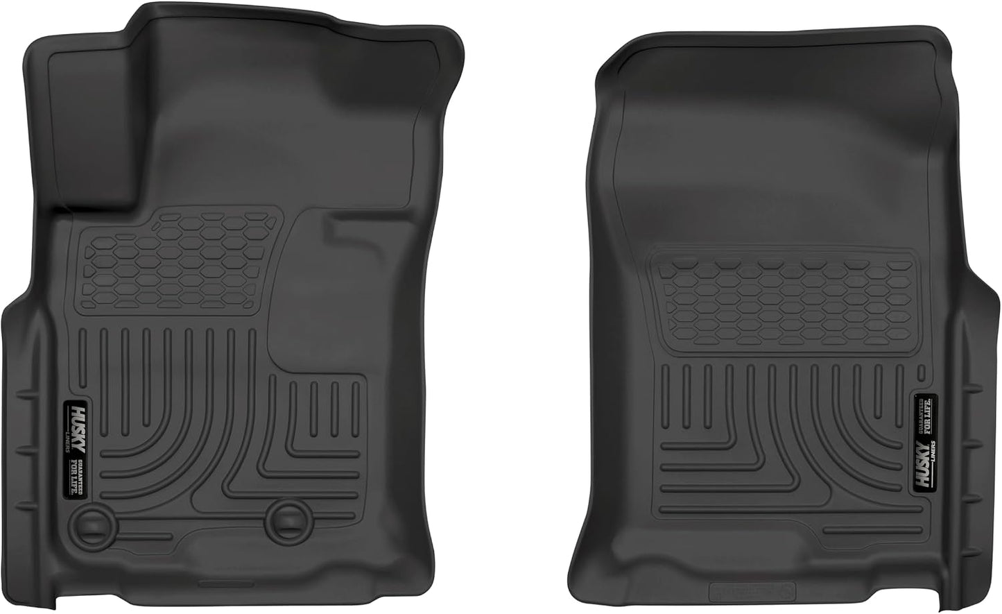 Husky Liners Weatherbeater Floor Mats | Fits 2013 - 2024 Toyota 4Runner; 2014 - 2024 Lexus GX460 | Front & 2nd Row, 3-pc Black - 99571