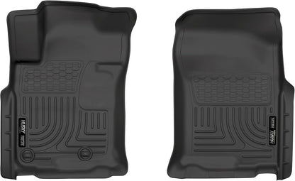 Husky Liners Weatherbeater Floor Mats | Fits 2013 - 2024 Toyota 4Runner; 2014 - 2024 Lexus GX460 | Front & 2nd Row, 3-pc Black - 99571