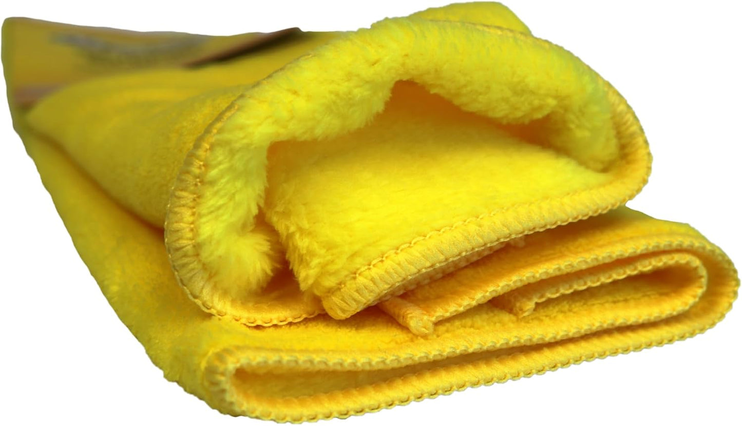 Formula 1 Super Car Wash Mitt – Synthetic Lambs Wool Wash Mitt Auto Detailing Supplies – Large Car Duster for Wet & Dry Applications – Super Absorbent Exterior Care Products