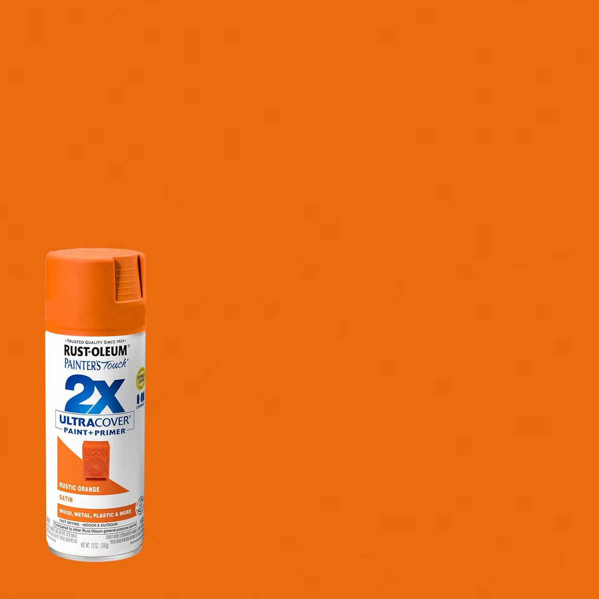 Rust-Oleum 334029 Painter's Touch 2X Ultra Cover Spray Paint, 12 oz, Gloss Clear - Colors A
