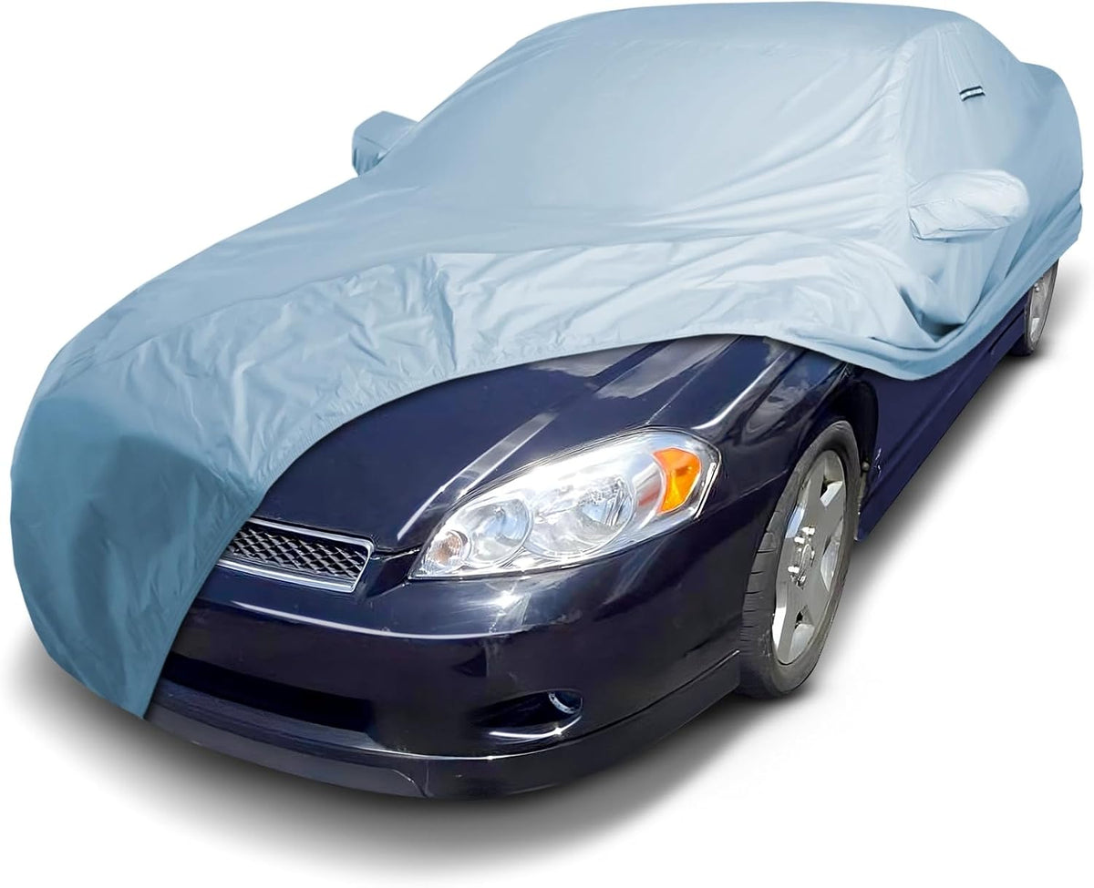 iCarCover Premium Car Cover for 1970-1972 Chevy Monte Carlo Heavy Duty Waterproof All-Weather Automobiles Custom Fit Indoor Outdoor UV Snow Protection Covers with Straps and Bag - Colors C