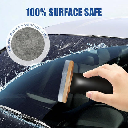 2026 Handheld Glass Oil-Film Remover, New Upgrade Emulsion Cleaner Glass Cleaning Board for Cars, Multifunctional Oil Film Remover for Windshield, Car Glass Brush for Car Maintenance (1, 100g)