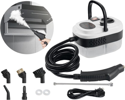 Foandbevi 7 in 1 Steam Cleaner 2500W High Pressure Steamer for Cleaning, Car Steamer Handheld Steam Cleaner for Home Use, Hardwood Floor Steam Cleaner for Upholstery, Kitchen, Bathroom, Grout