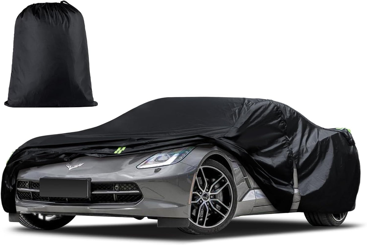 Car Cover Custom Fit for Toyota Corolla 2000-2025, Honda Civic 1991-2025, Waterproof All Weather Full Exterior Cover Rain Sun Protector Car Cover with Door Zipper