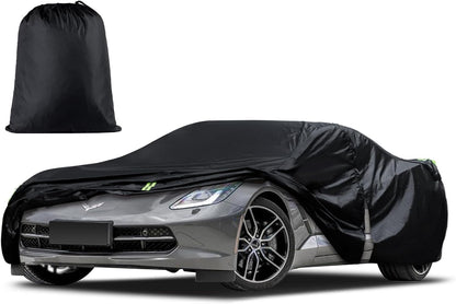 Car Cover Custom Fit for Toyota Corolla 2000-2025, Honda Civic 1991-2025, Waterproof All Weather Full Exterior Cover Rain Sun Protector Car Cover with Door Zipper