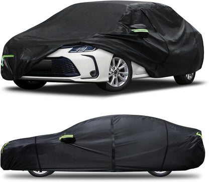 Car Cover Custom Fit for Honda CRV 1997-2025,Toyota RAV4 1996-2025, 6 Layers Truck Cover Waterproof All Weather for Automobiles,Outdoor Full Exterior Cover,Rain, Sun, Wind Protection,Black