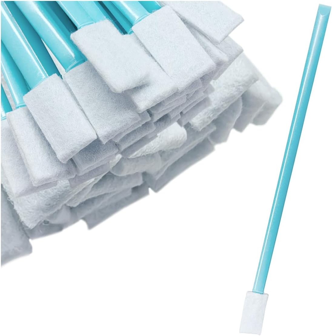 Cleaning Swab Sticks, Small Cleaning Sponge Tip for Tight Spaces, Disposable Crevice Cleaning Brush Kit, Universal Automotive Detailing Tools Accessories for SUV, Sedan, Truck (50PCS)