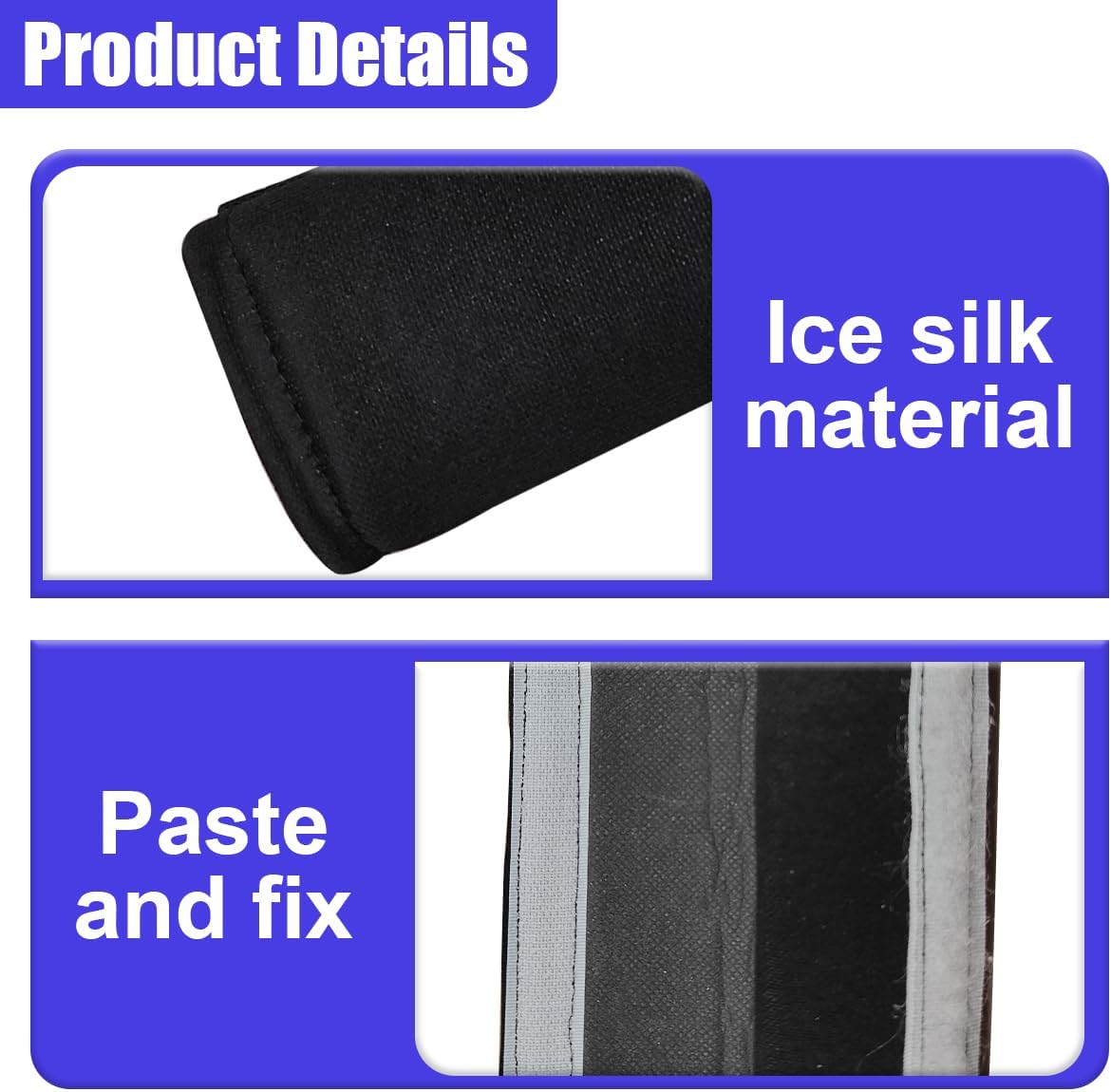 2PCS Car Seat Belt Covers, Breathable Soft Seat Strap Cushion Pad for Neck Shoulder Protection, Universal Safety Vehicle Interior Harness Pad Accessories for Cars, SUVs, Trucks (Cat)