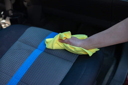 The Rag Company - Edgeless 300 - Microfiber Detailing Towels, Perfect for Removing Polishes, Sealants, and Glaze; Great for Interior Cleaning and Dirty Jobs; 300GSM, 16in x 16in, Light Blue (10-Pack)