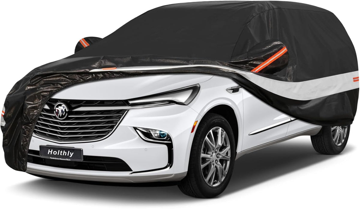 10 Layers Car Cover Custom Fit for Mercedes Benz C Class C250 C300 C43 C63 (1993-2026), Waterproof All Weather for Automobiles, Outdoor Full Cover Sun Dust Rain Protection with Cotton. Black - Colors A